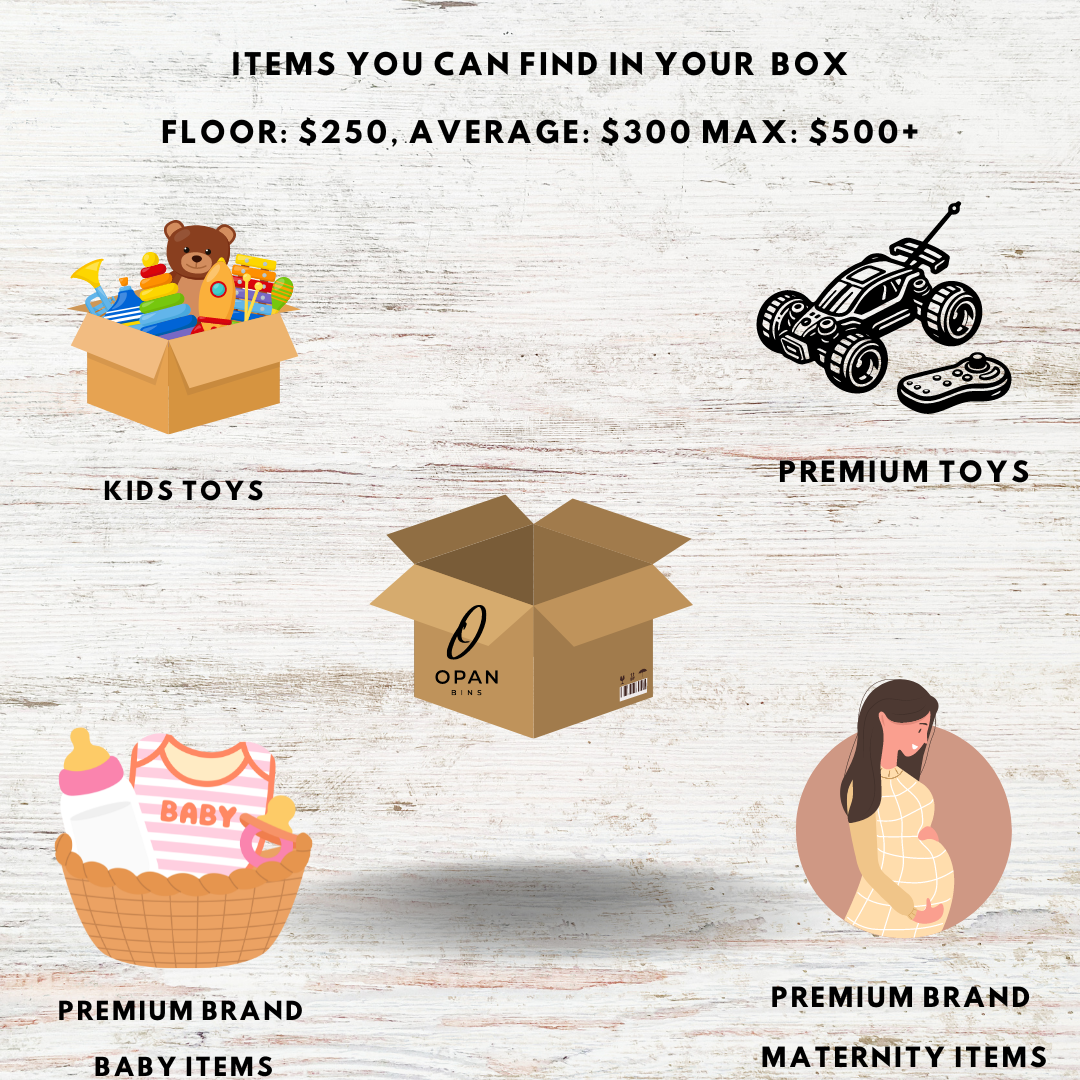 Premium Kids Toys & Baby Box - Opan Bins